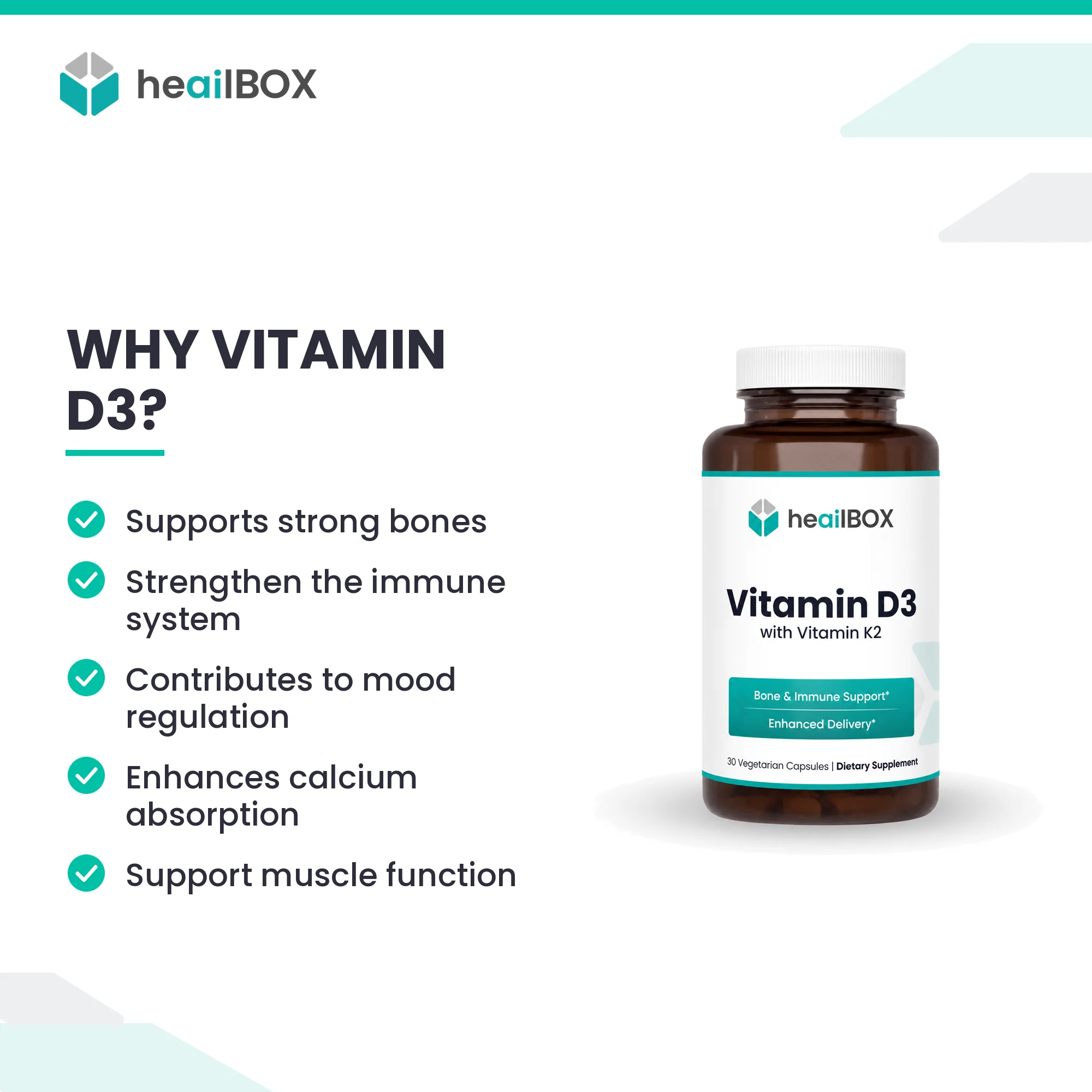 Vitamin D3 K2 Gallery Image 1