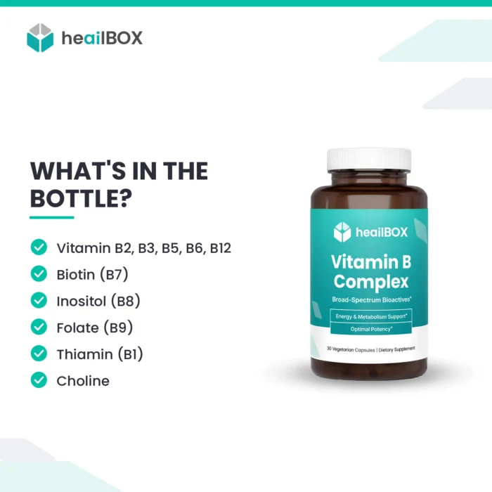 heailBOX Vitamin B Complex Gallery 2 Whats Inside