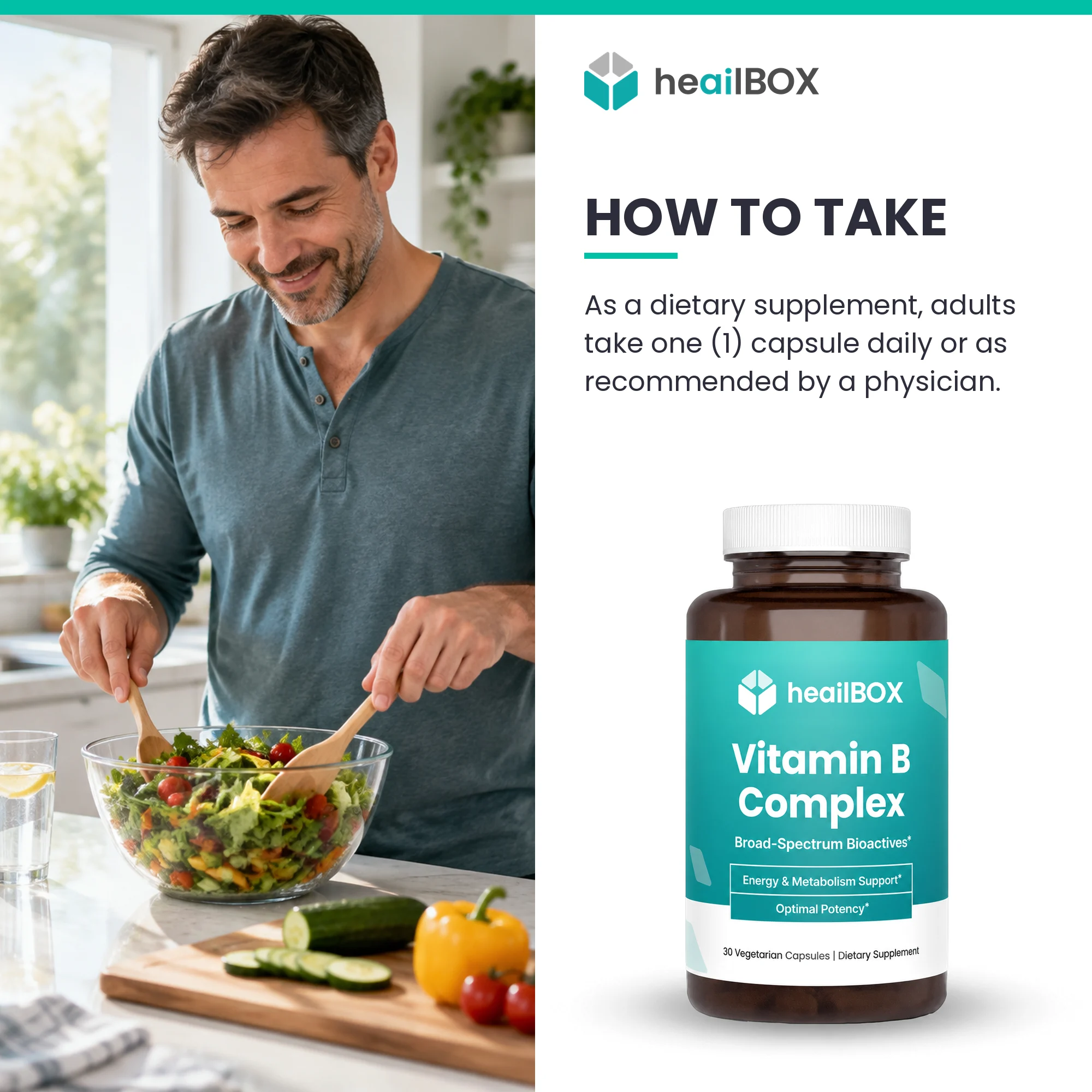 heailBOX Vitamin B Complex Gallery 3 How To Take