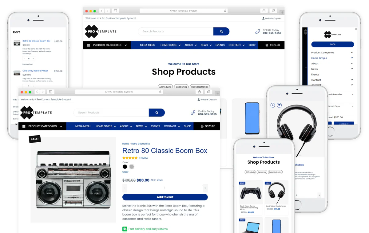 xprotemplate system shopping custom design screenshot xprotemplate system shopping custom design screenshot